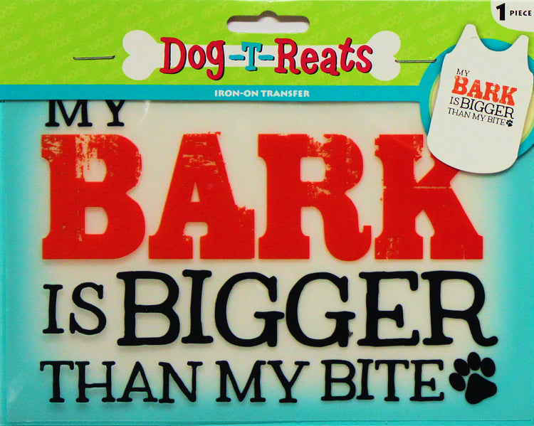 Dog-T-Reats Iron-on Transfers