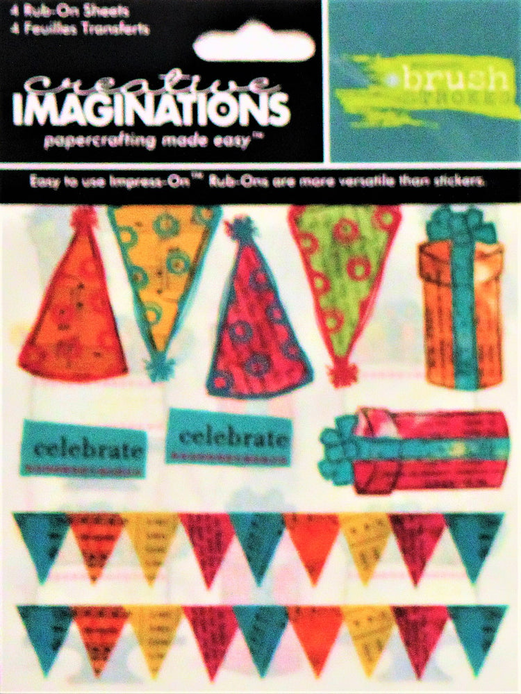 Creative Imaginations Piece Of Cake Rub-On