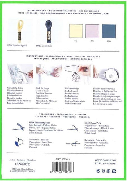 D.M.C Baby Magic Paper Baby Stars & Moon 3 Pcs