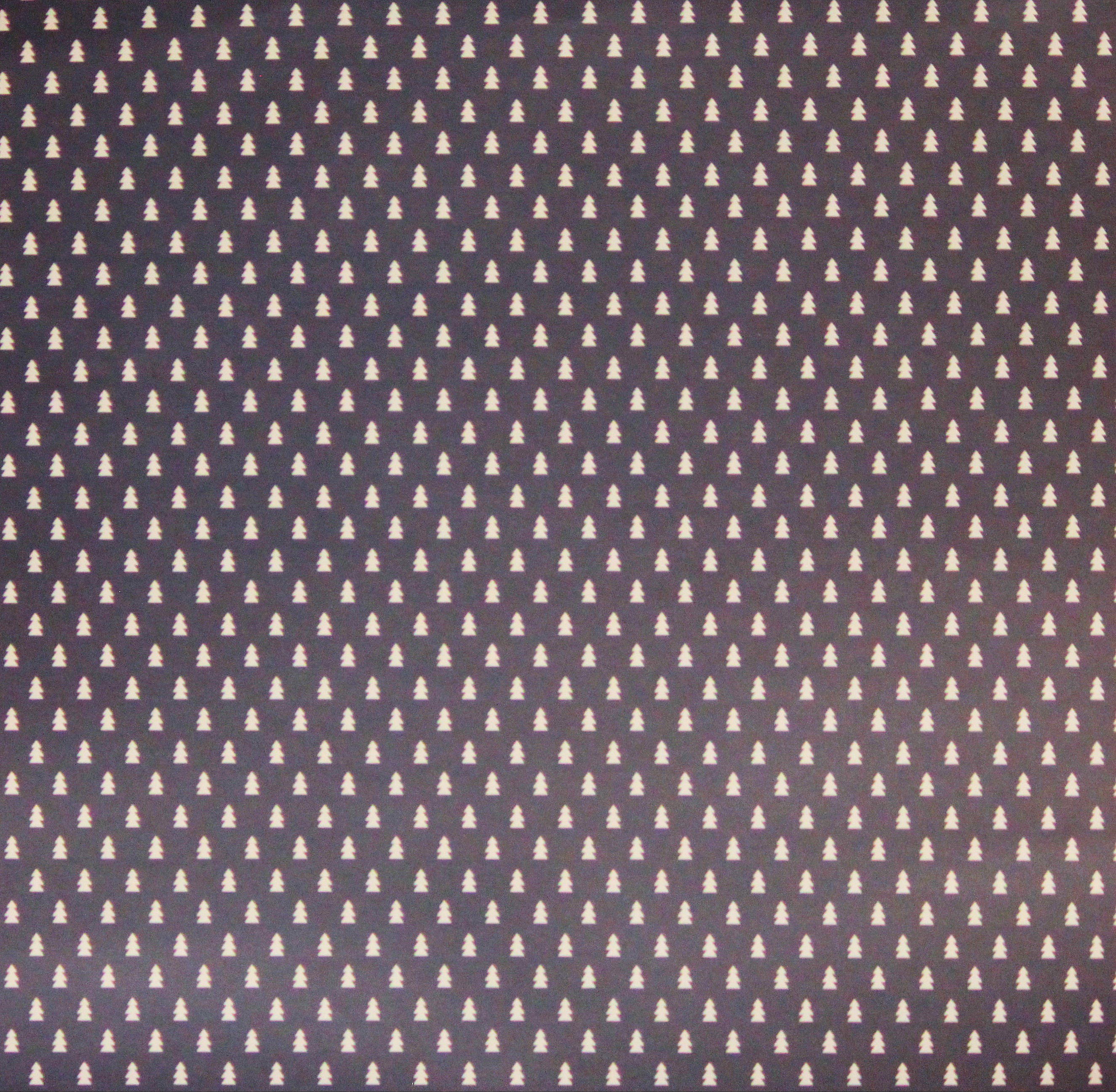 DCWV 12 x 12 Navy Winter Trees Repeat Scrapbook Paper