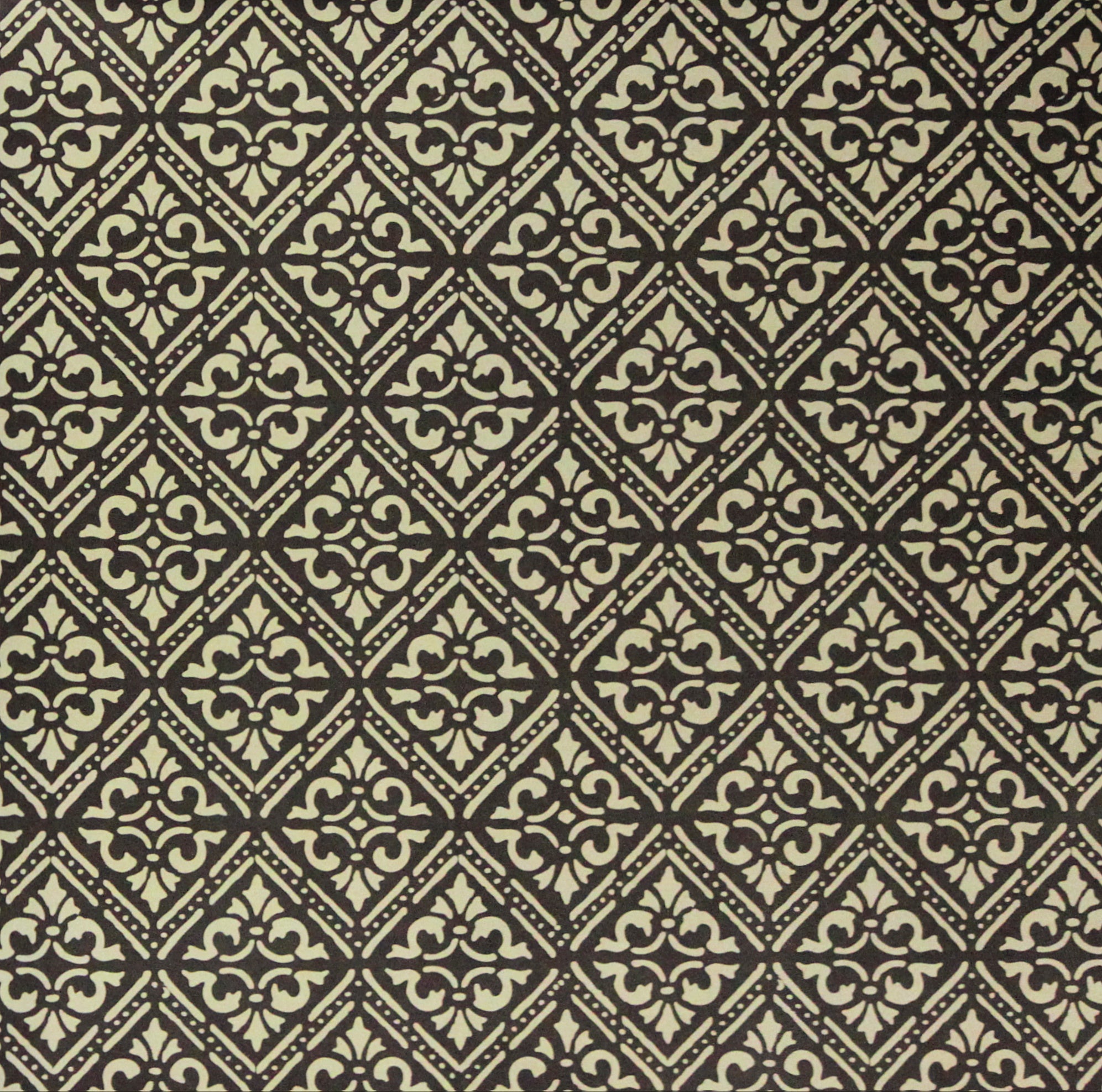 DCWV 12 X 12 Black Damask Scrapbook Paper