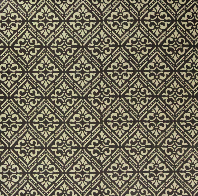 DCWV 12 X 12 Black Damask Scrapbook Paper