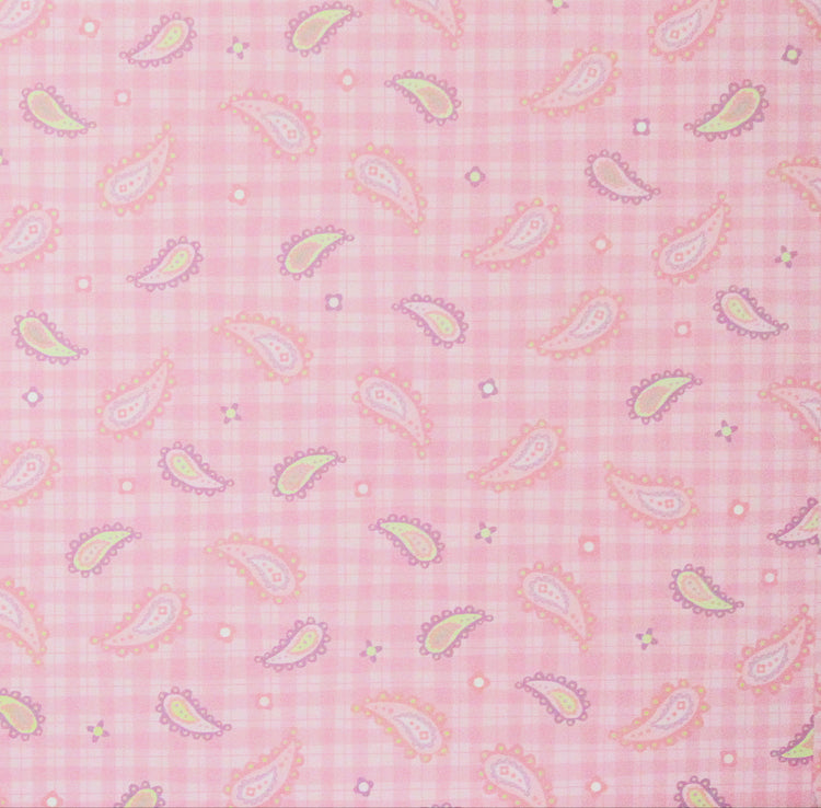 DCWV 12 X 12 Pink Paisley Scrapbook Paper