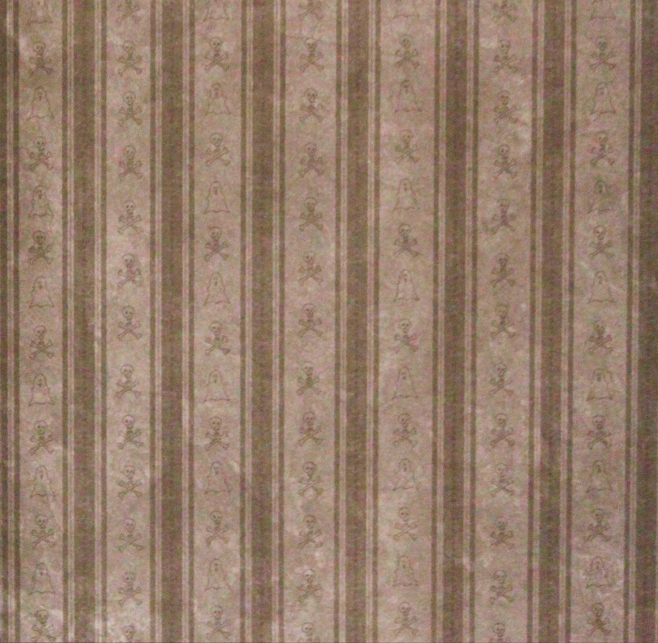 DCWV Halloween Icon Stripes 12 x 12 Flat Scrapbook Paper