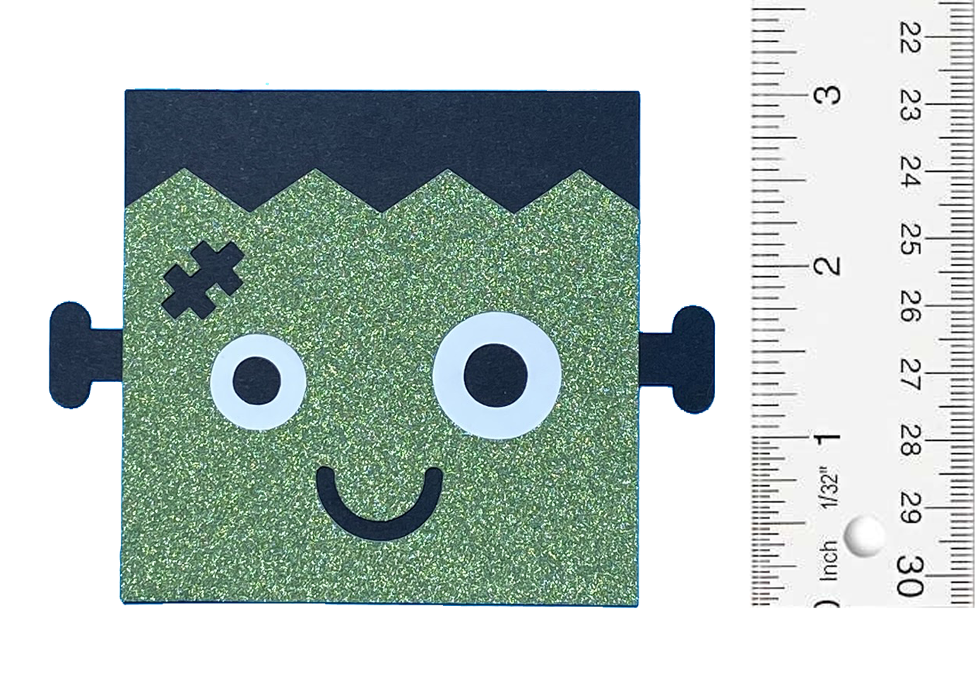 T & H Creations Handmade Multi-Layer Frankenstein Die-cut Embellishment