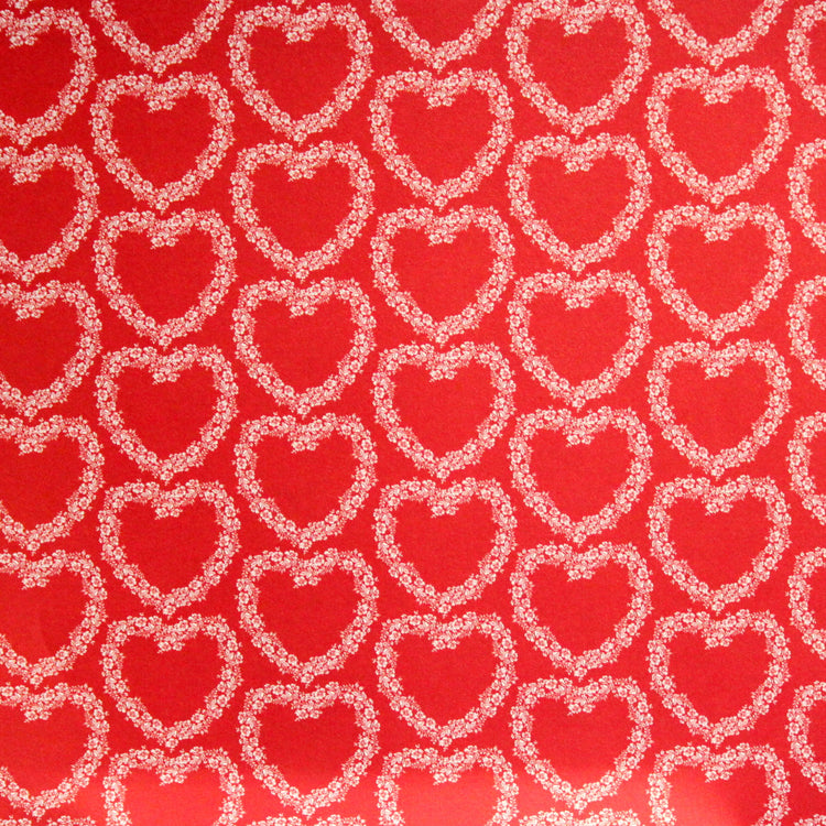 First Edition Paper Pretty Posy 12 x 12 White Hearts Specialty Pearl Cardstock Paper