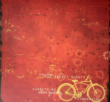 Colorbok Boardwalk Beach Bicycle 12 x 12 Flat Scrapbook Paper - SCRAPBOOKFARE
