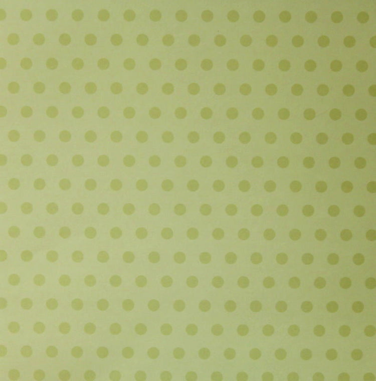 Creating Keepsakes Moss Green Dots Printed 12 x 12 Scrapbook Paper