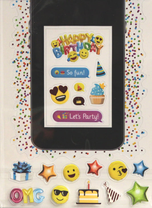 HP Moment Makers 3D OMG! It's Your Birthday Sticker Frame/Easel Kit