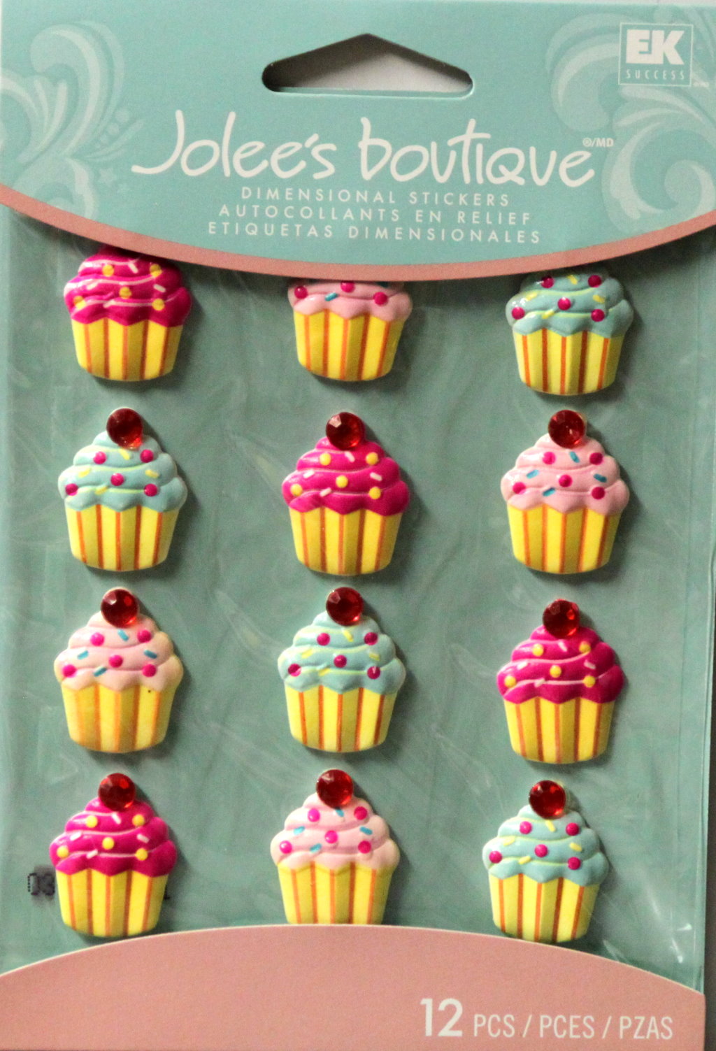 Jolee's Boutique Cupcakes Cabochons Dimensional Stickers