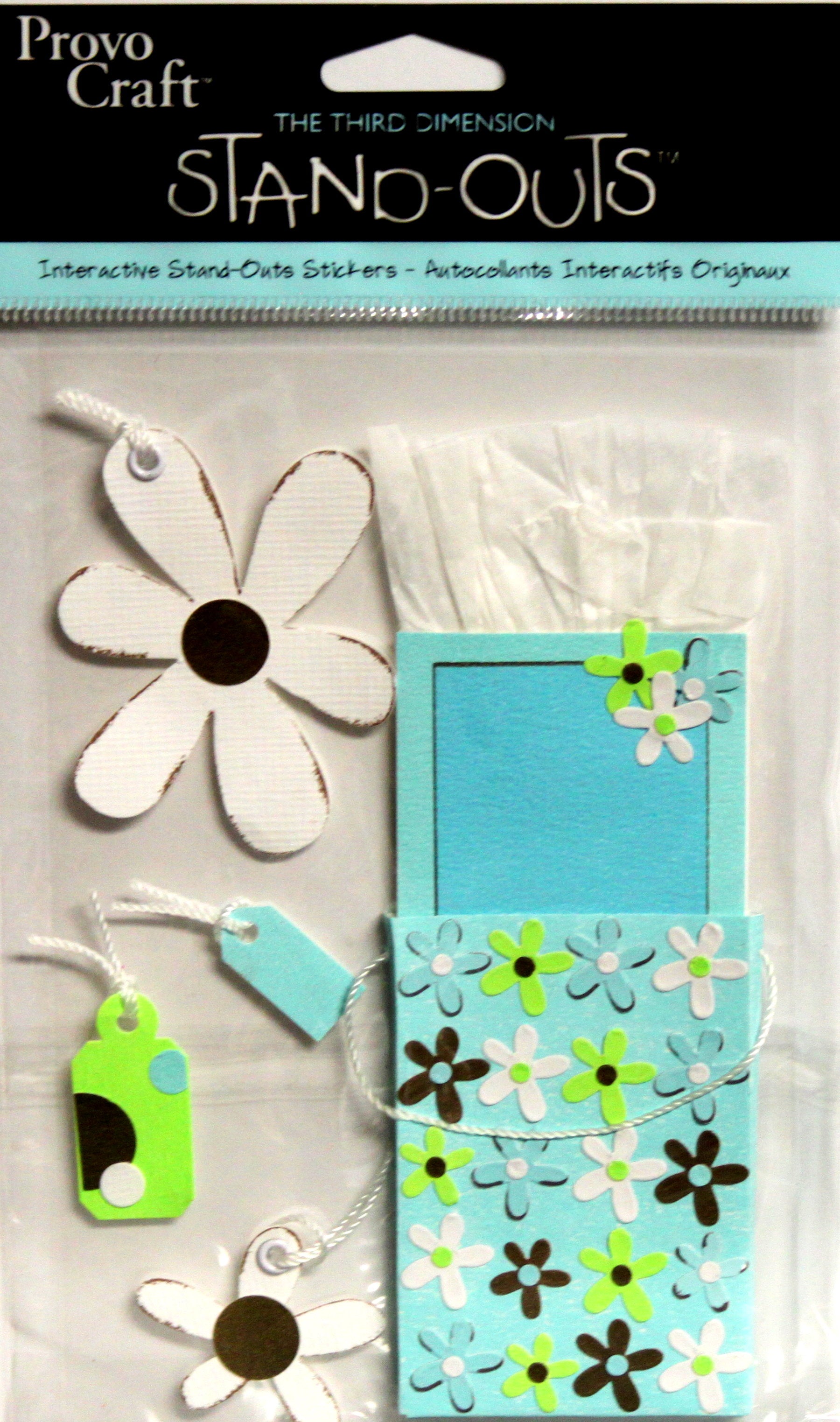 Provo Craft #2 Room To Bloom Stand-outs Dimensional Stickers