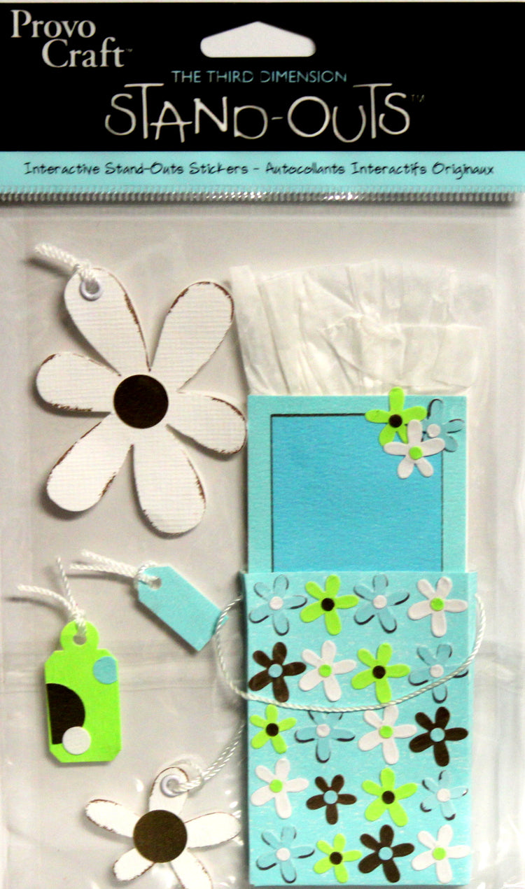 Provo Craft #2 Room To Bloom Stand-outs Dimensional Stickers