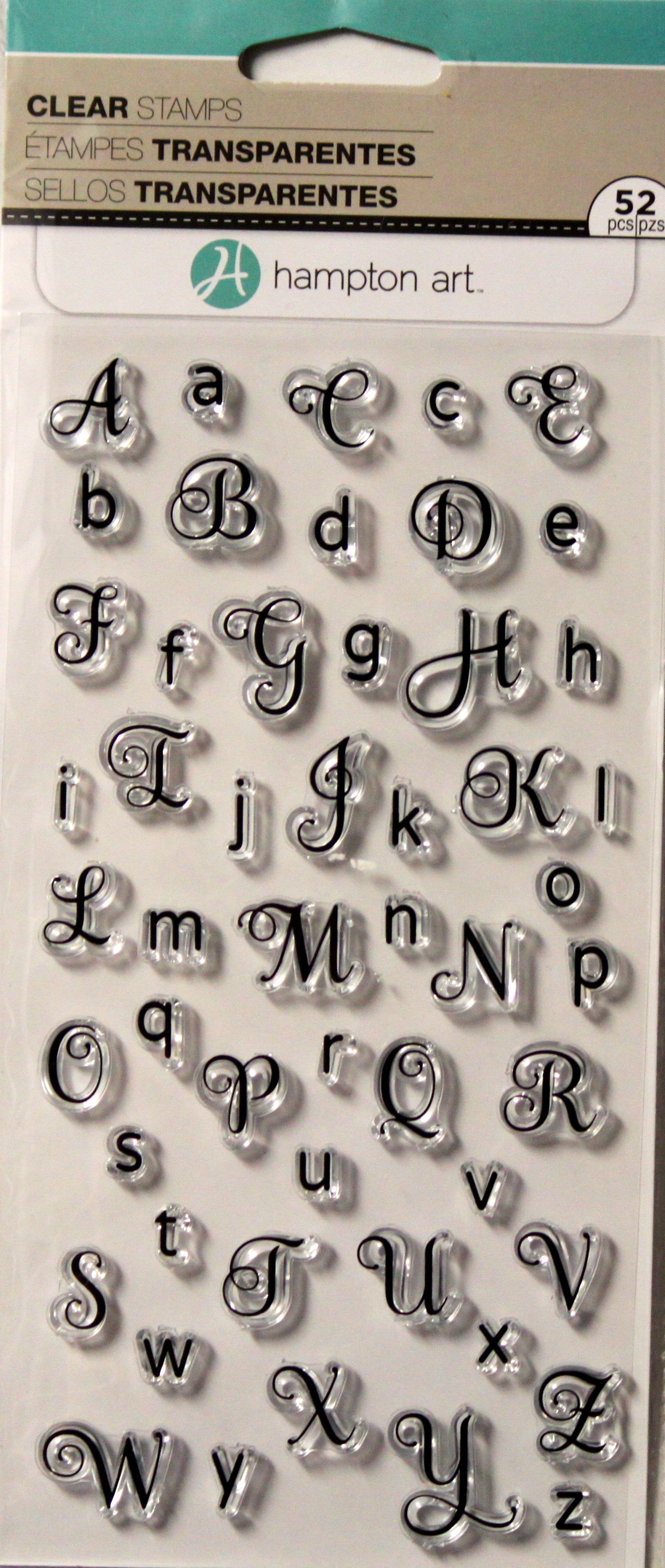 Hampton Art Alphabet Clear Stamps - SCRAPBOOKFARE