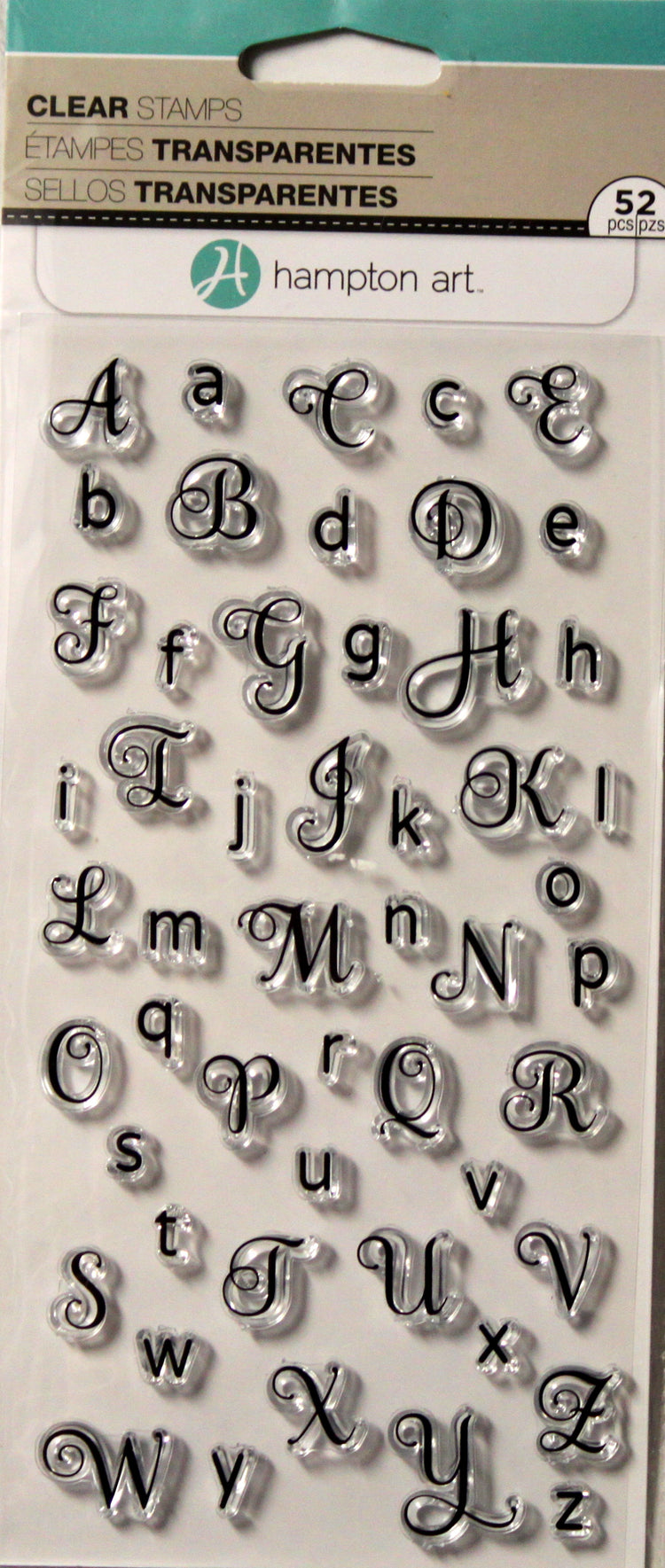 Hampton Art Alphabet Clear Stamps - SCRAPBOOKFARE