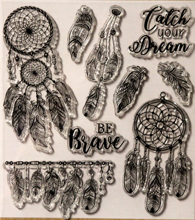 Premium Native American Elements Clear Cling Stamps