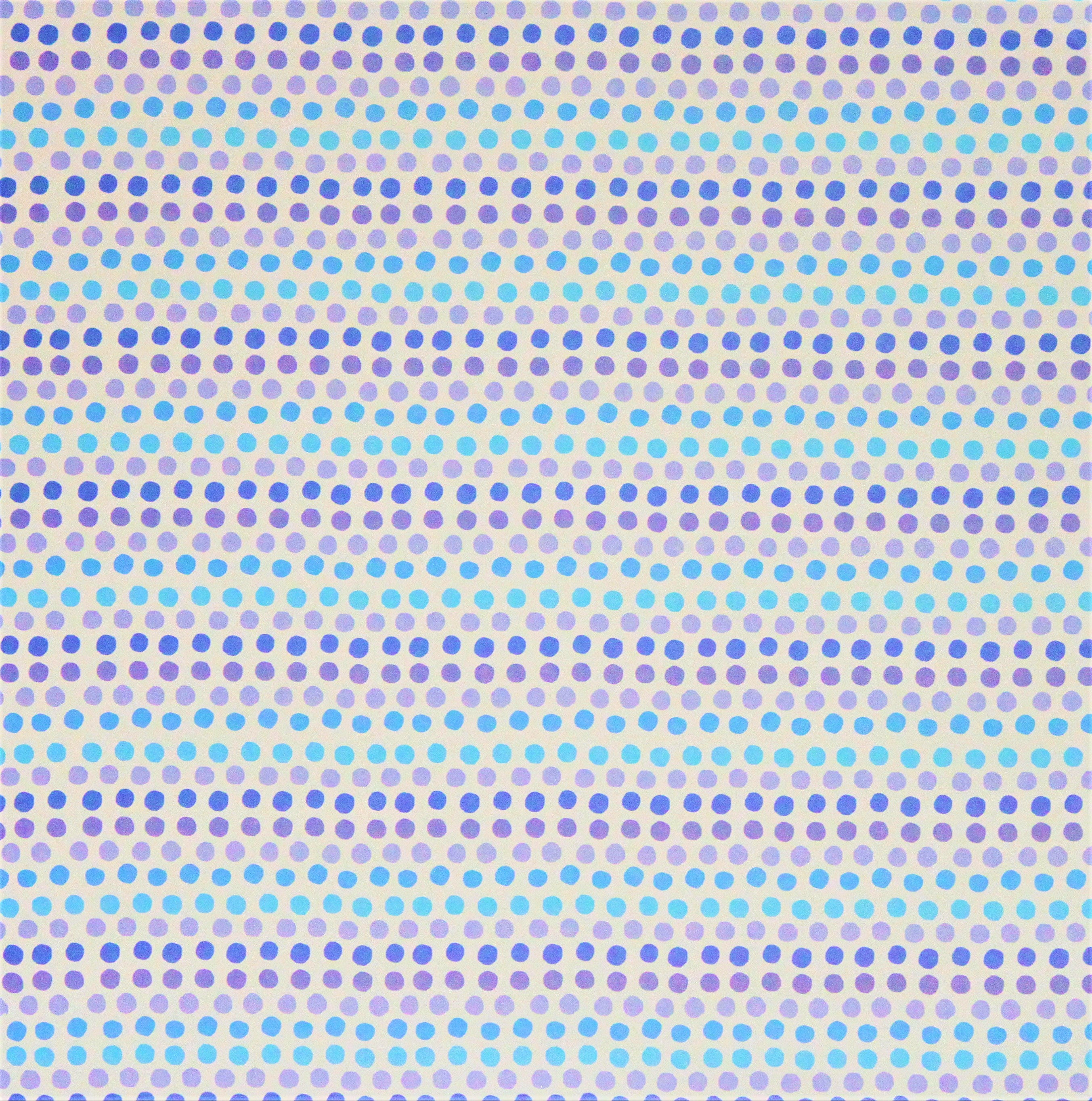 Momenta 12 x 12 Purple & Blue Poki Dots Scrapbook Paper