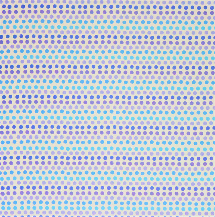 Momenta 12 x 12 Purple & Blue Poki Dots Scrapbook Paper