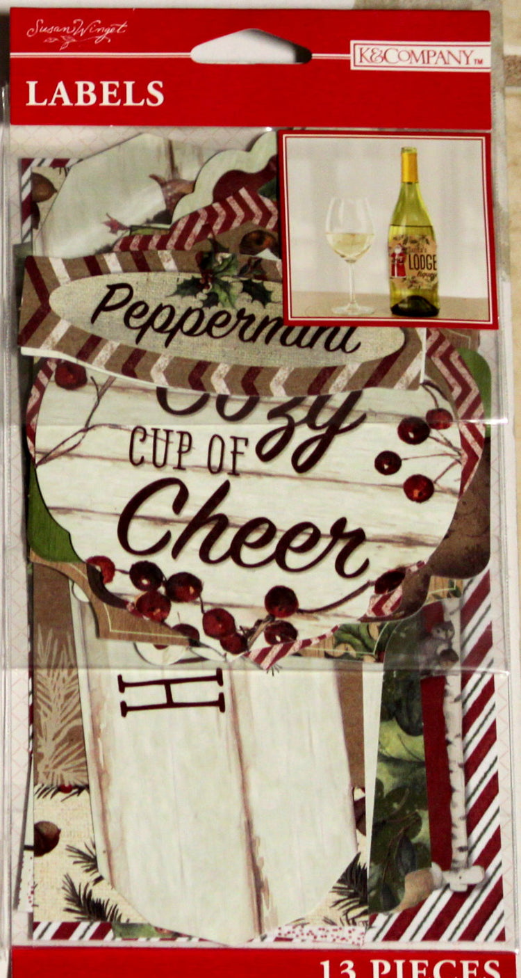 K & Company Susan Winget Natural Holiday Labels