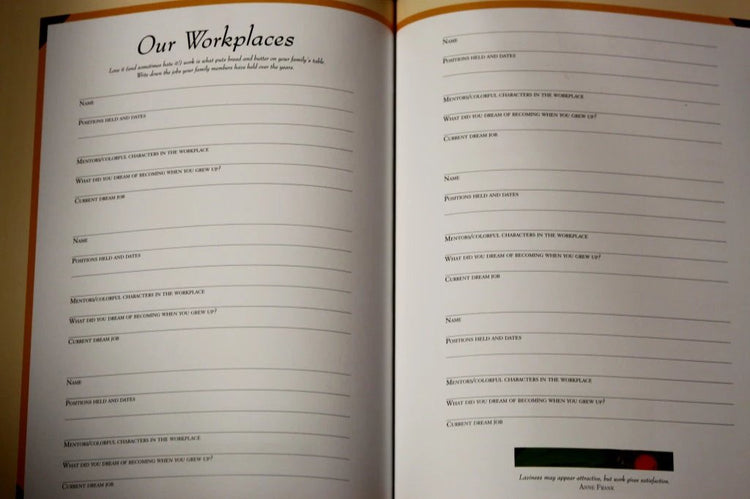 Our Family Tree And Album Keepsake Book