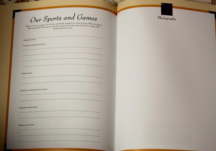 Our Family Tree And Album Keepsake Book