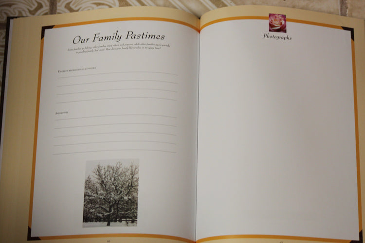 Our Family Tree And Album Keepsake Book