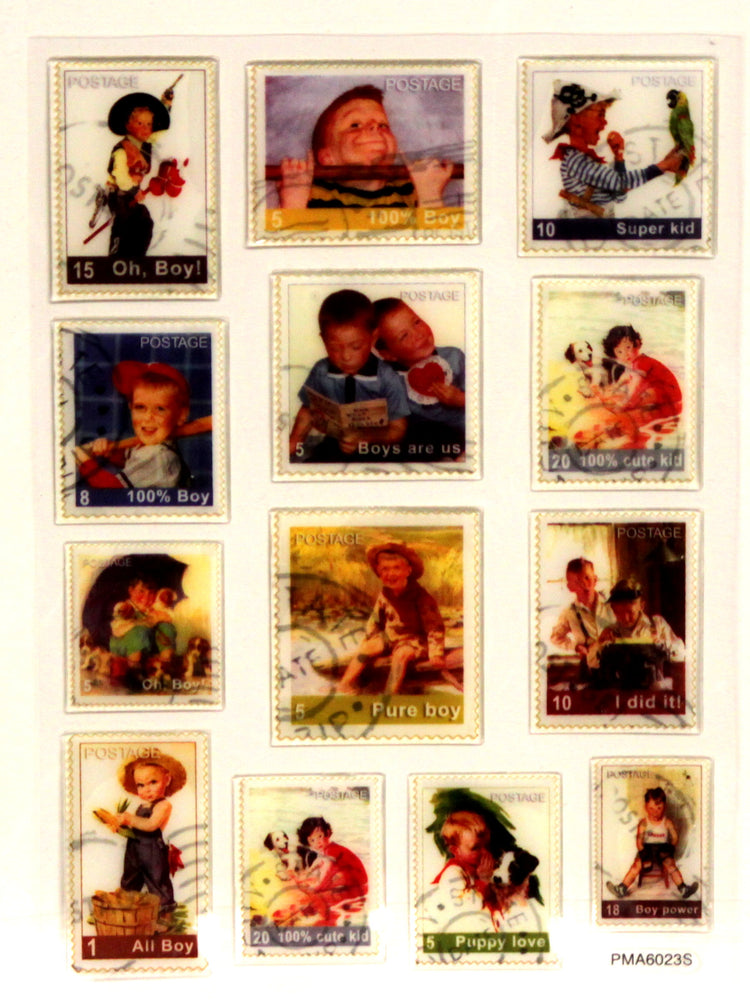 American Crafts Dimensional Epoxy Stamp Stickers#1