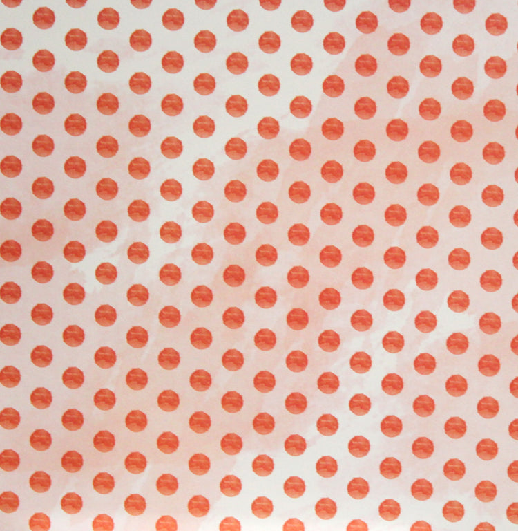 Recollections 12 x 12 C'est La Vie Red Painted Dots Cardstock Paper