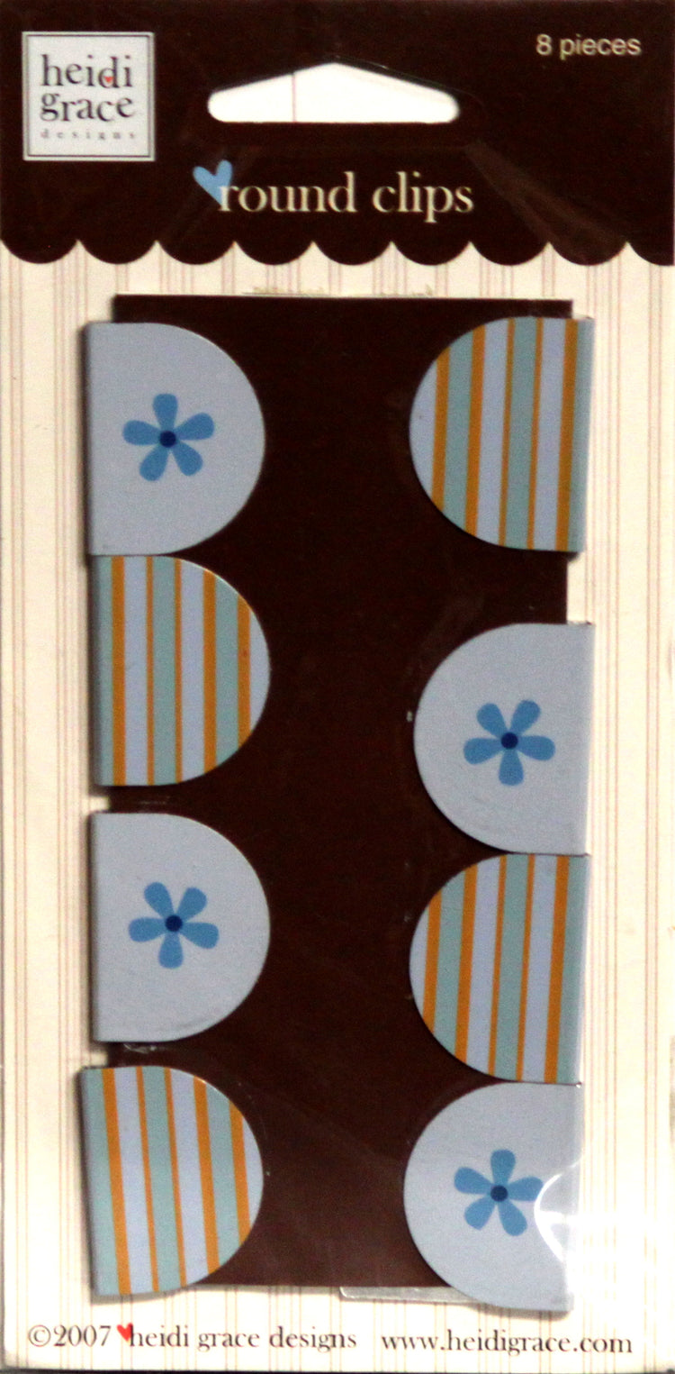 Heidi Grace Marina Dr. Round Clips Embellishments