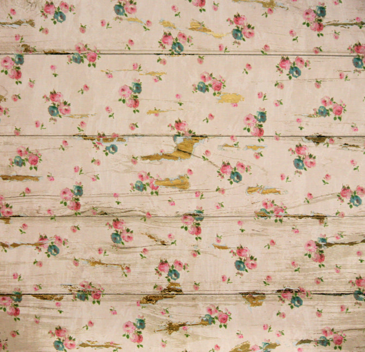 The Paper Studio 12 X 12 Boho Vibes Distressed Rose Wood Planks Textured Lt. Cardstock Paper