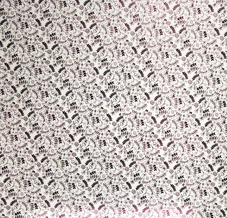 Me & My Big Ideas Baby Girl 12 x 12 Flowers And Branches Specialty Lt. Cardstock Paper