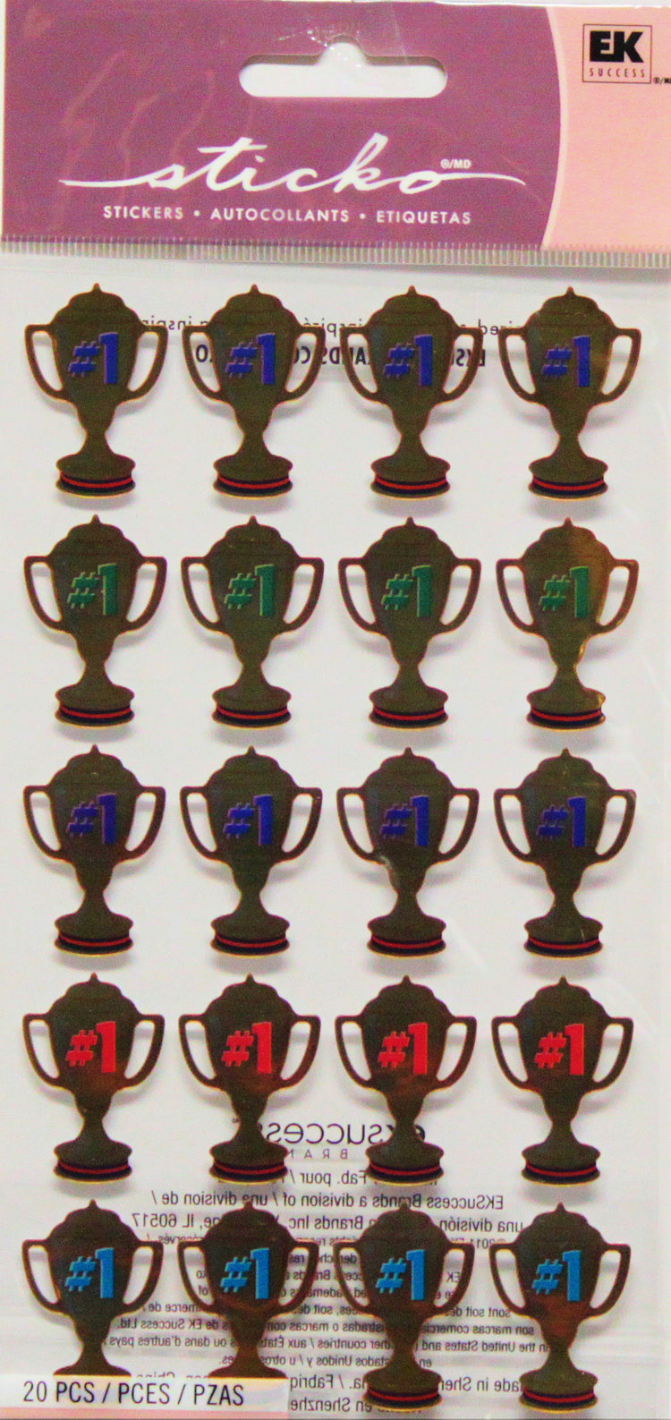 Sticko Trophies Sticker Sheet
