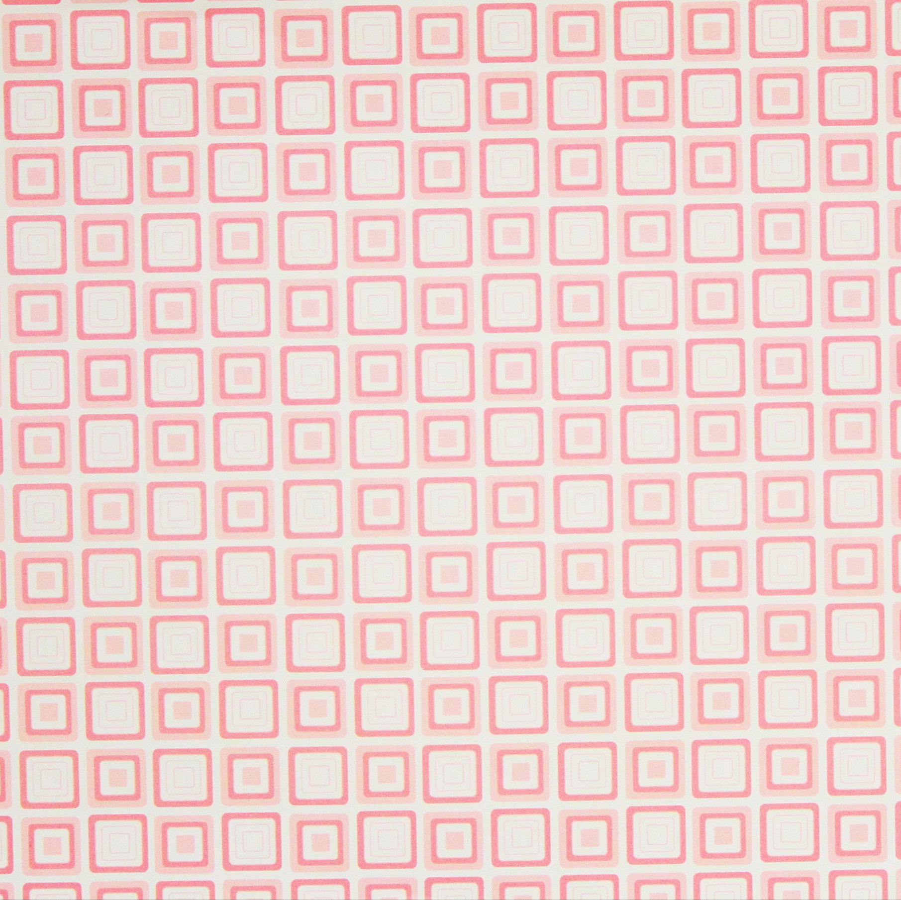 Nicole 12 x 12 Pink Square Coordinates Scrapbook Paper