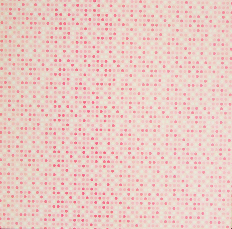 Nicole 12 x 12 Pink & White Dots Scrapbook Paper
