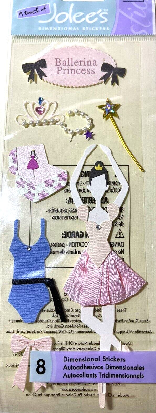 Jolee's Boutique Ballerina Dimensional Sticker