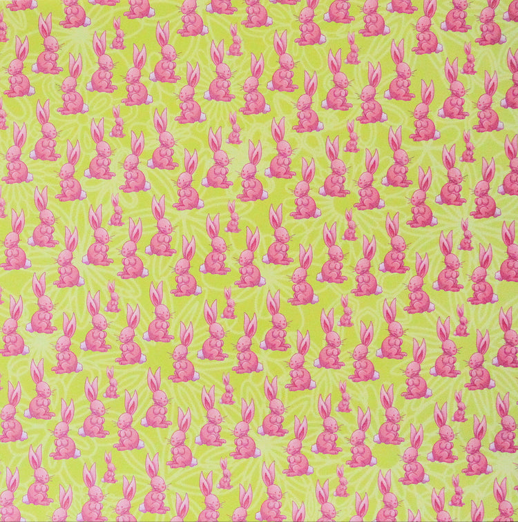 Ki Memories Easter Bunny 12 x 12 Flat Scrapbook Paper