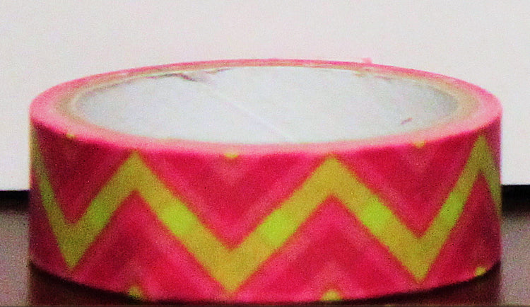 Ki Pink Chevron Paper Tape