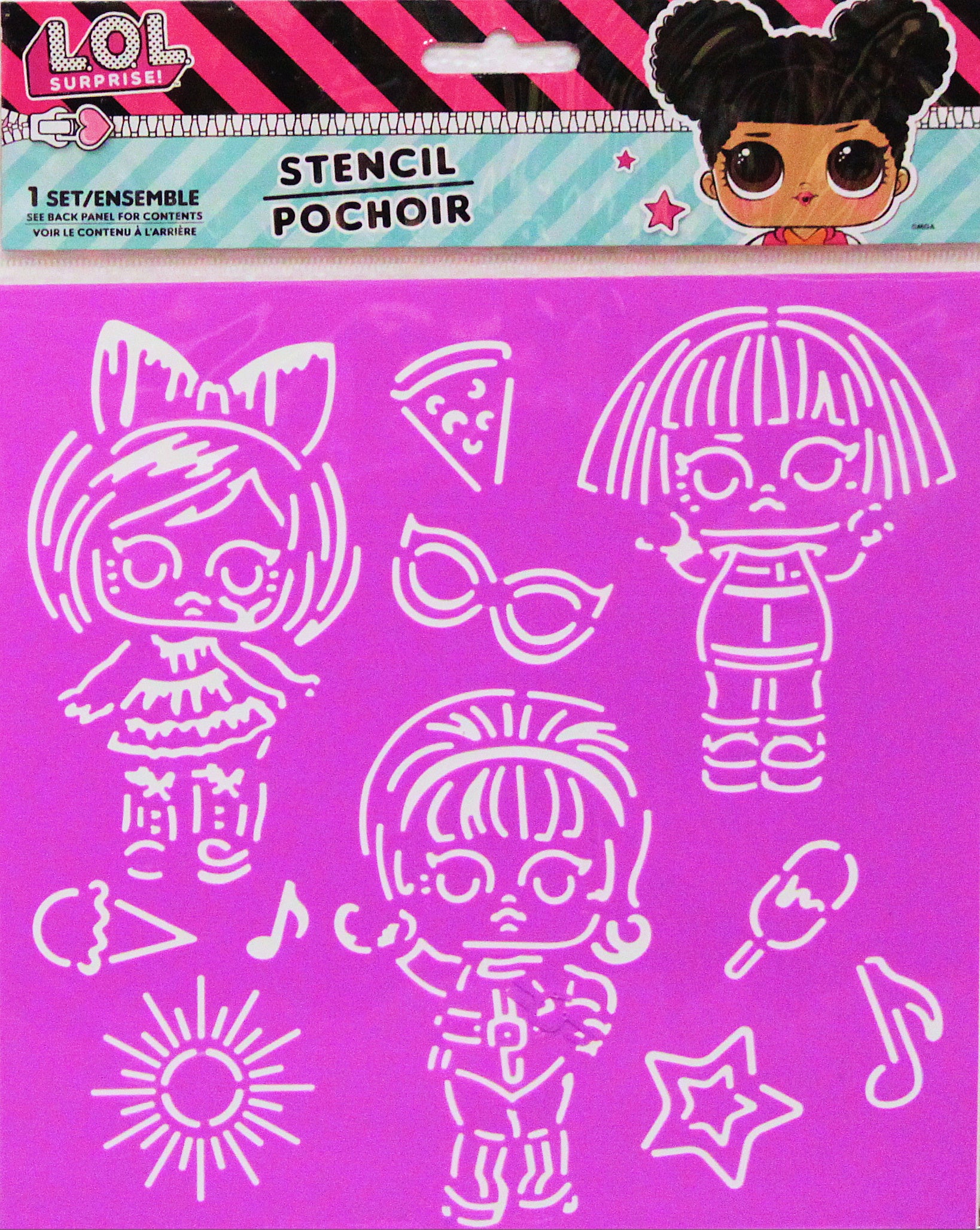 MGA Entertainment LOL Surprise Plastic Stencil