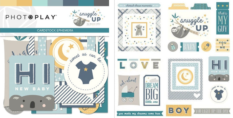 Photoplay Snuggle Up Cardstock Ephemera