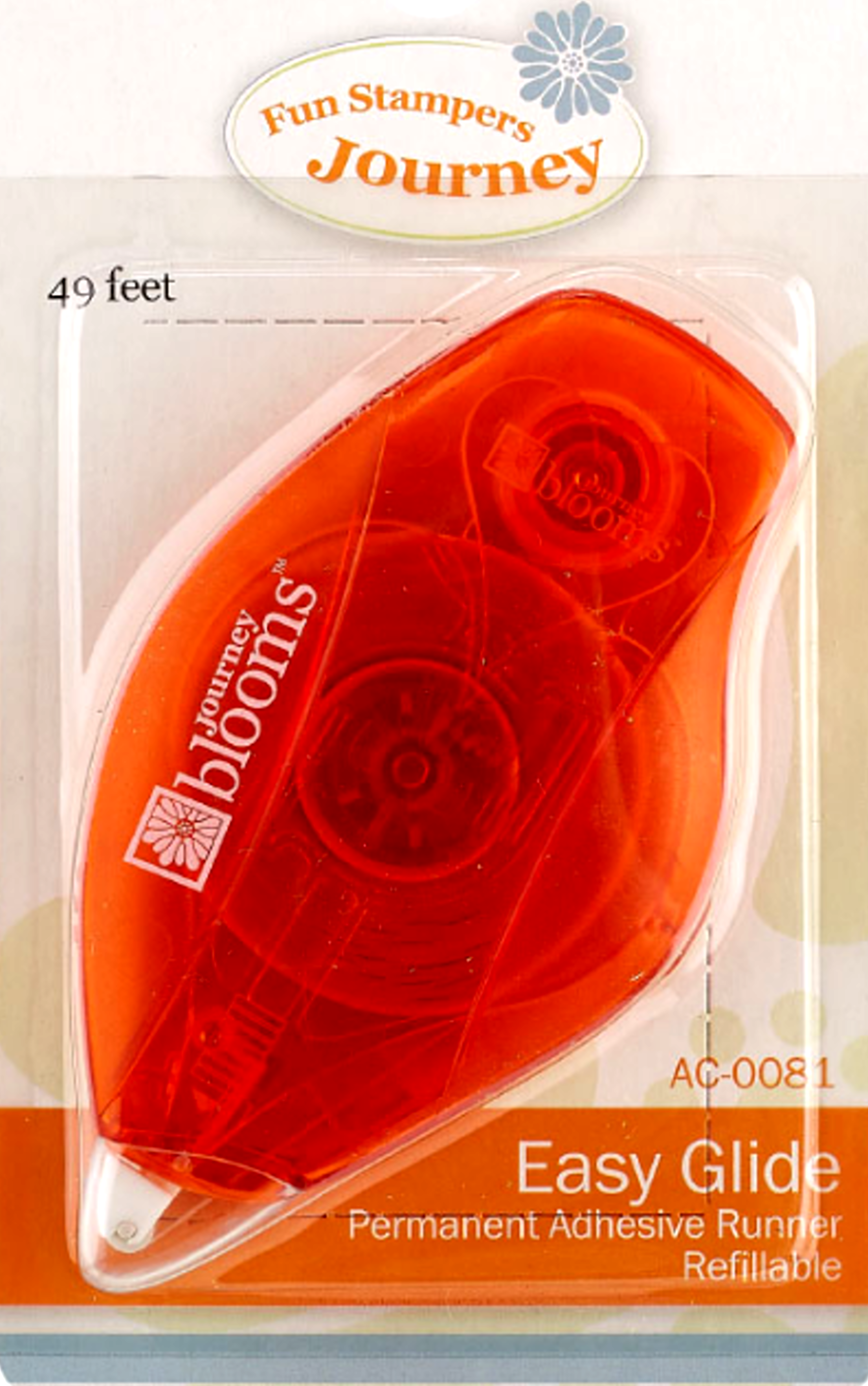 Fun Stampers Journey Easy Glide Permanent Refillable Adhesive Runner