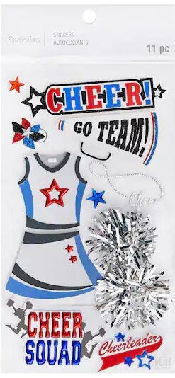 Recollections Cheerleader Dimensional Stickers - SCRAPBOOKFARE