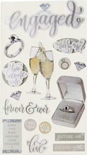 Recollections Engaged Dimensional Stickers - SCRAPBOOKFARE