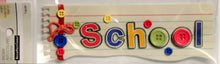 Recollections School Dimensional Title Sticker - SCRAPBOOKFARE
