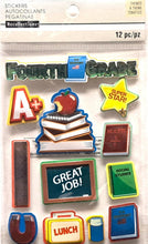 Recollections Fourth Grade Dimensional Stickers - SCRAPBOOKFARE