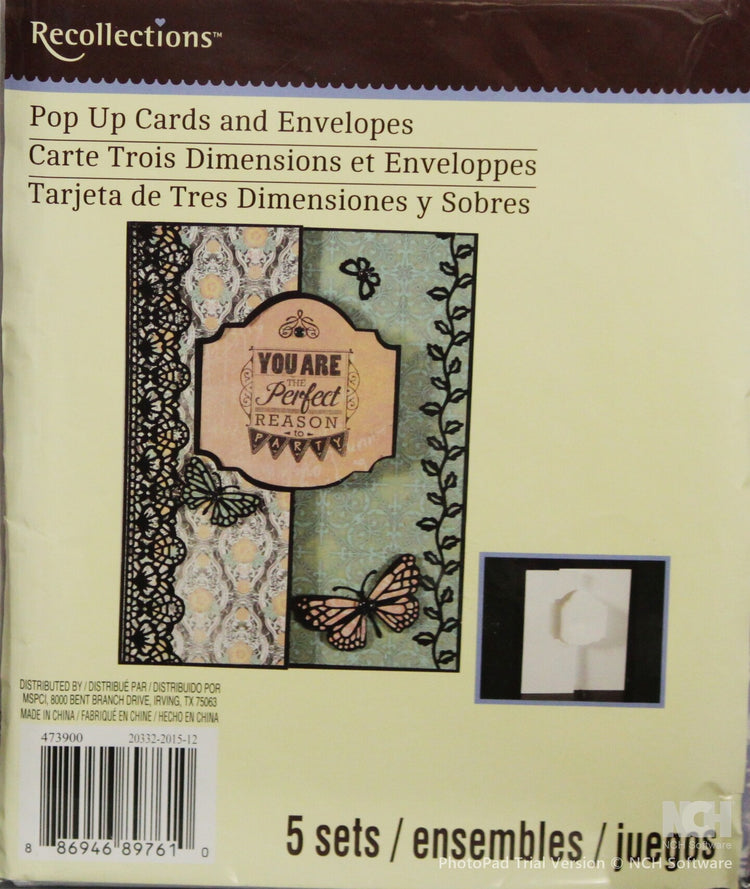 Recollections DIY Pop Up Cards And Envelopes - SCRAPBOOKFARE