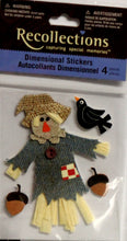 Recollections Vintage Fall Scarecrow Dimensional Stickers