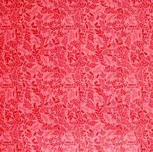 Recollections Peace On Earth Dark Pink With Red Leaves 12 x 12 Light Cardstock Paper