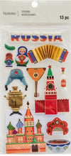 Recollections Russia Dimensional Stickers - SCRAPBOOKFARE