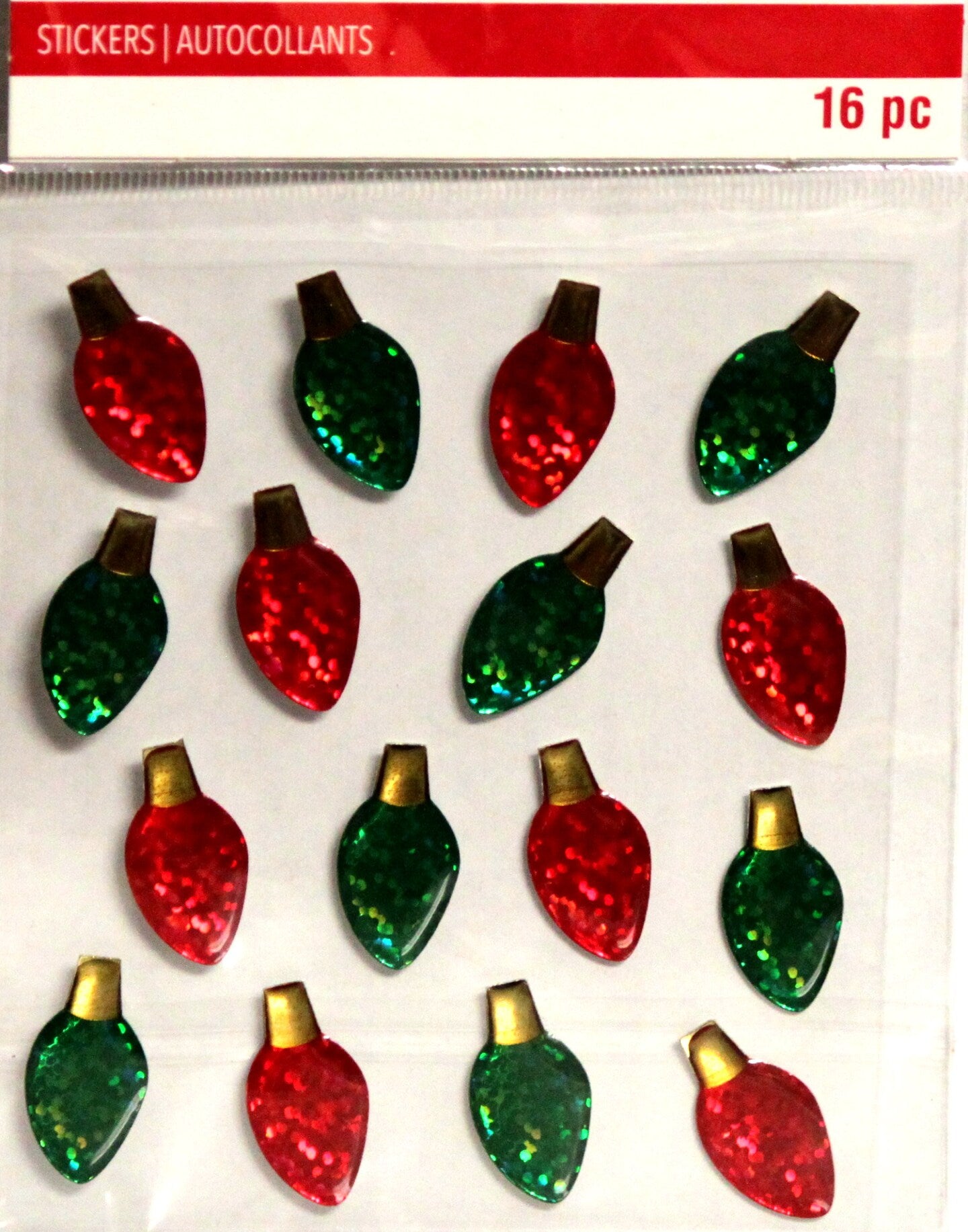 Recollections Christmas Bulbs Dimensional Epoxy Stickers - SCRAPBOOKFARE