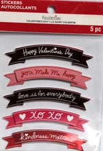 Recollections Valentine's Day Banners Dimensional Stickers