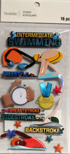 Recollections Swimming Dimensional Stickers - SCRAPBOOKFARE